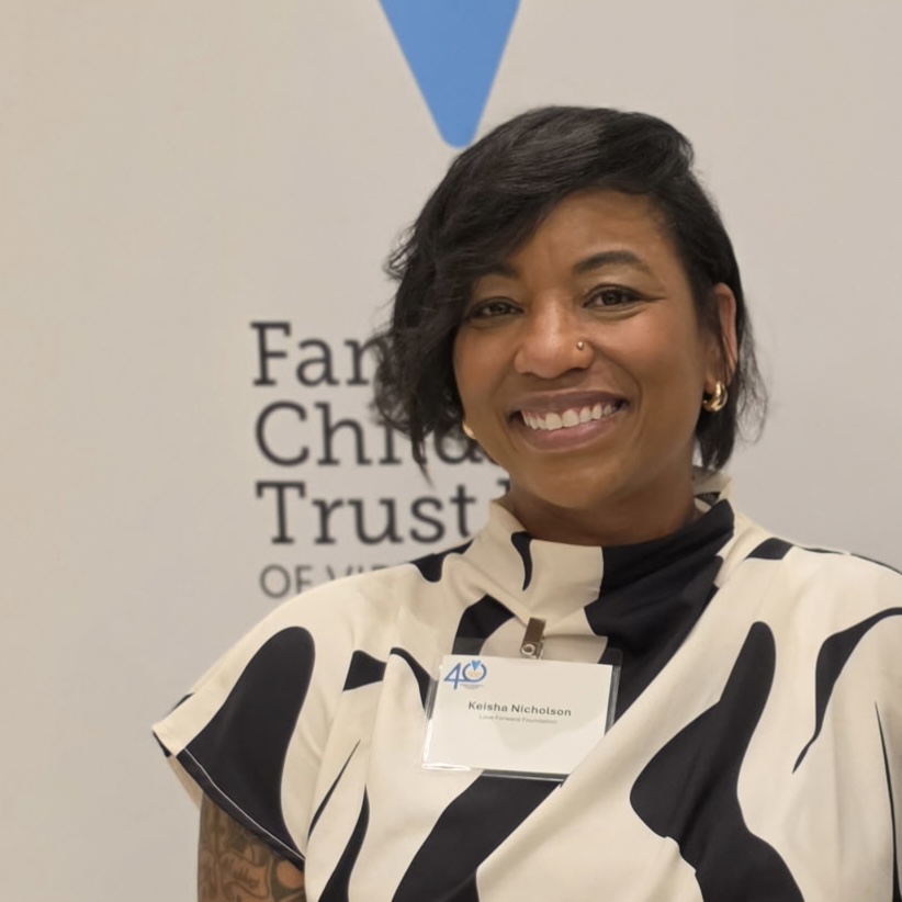 Portrait of Keisha Nicholson, founder of Love Forward Foundation